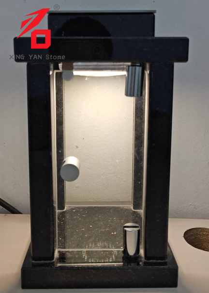 Күн тақтасы бар зират жарықдиодты шам