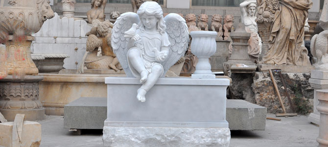 Xingyan Winged Angel Garden Бақша Сәндік сәндік мүсін
